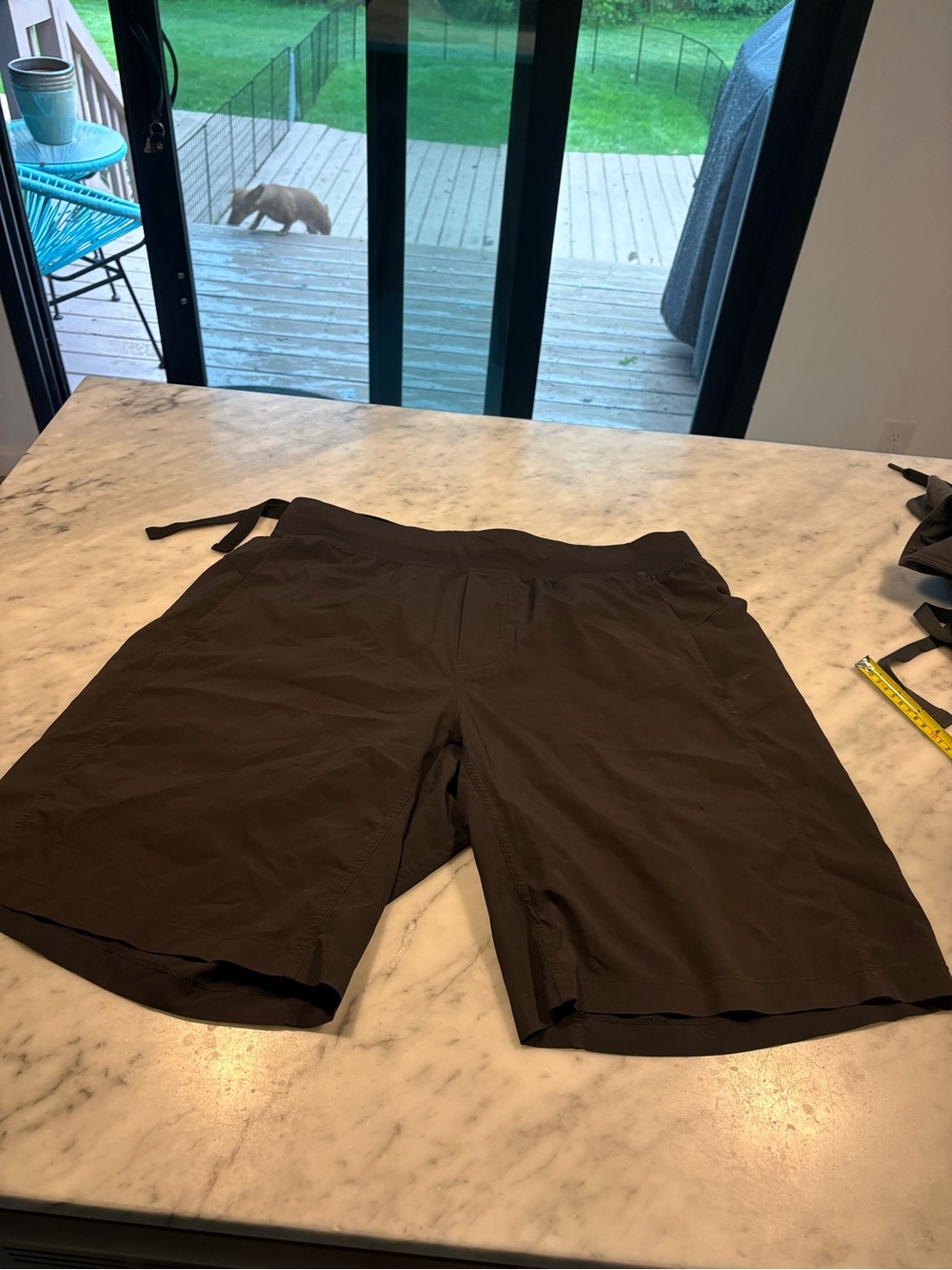 lululemon athletica Men's Dark Brown Athletic Shorts